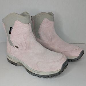 MERRELL Women's Tundra Polartec Thinsulate Pink Hiking Boots Size 7.5